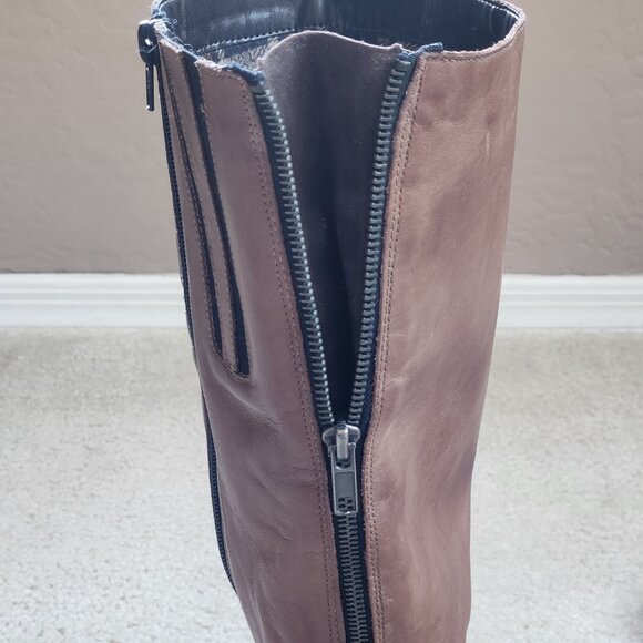 Remonte Brown Leather Riding Boots - Picture 7 of 14